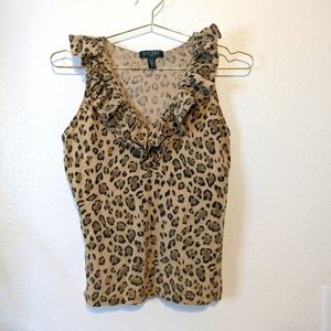 Lauren Ralph Lauren Leopard blouse